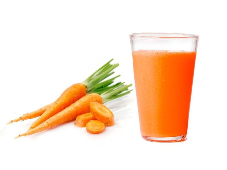 Le jus de carotte nettoie le corps des enfants des parasites